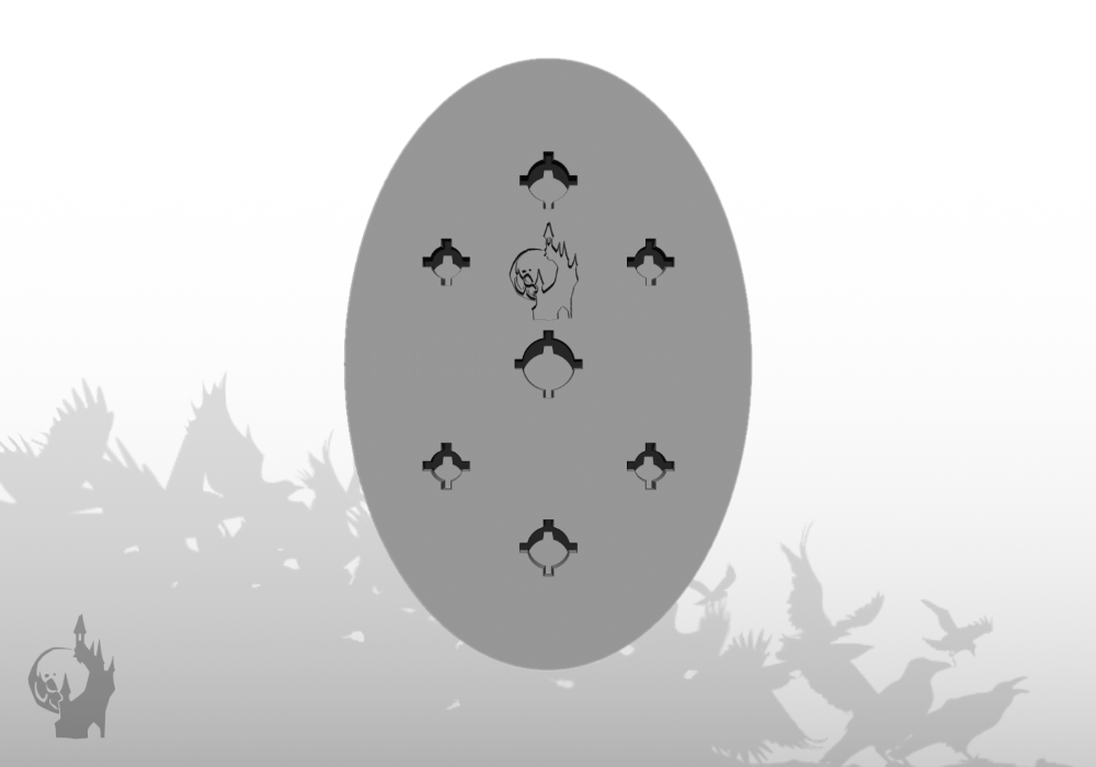 Roundlip Base Oval - 40x60 mm (2x)