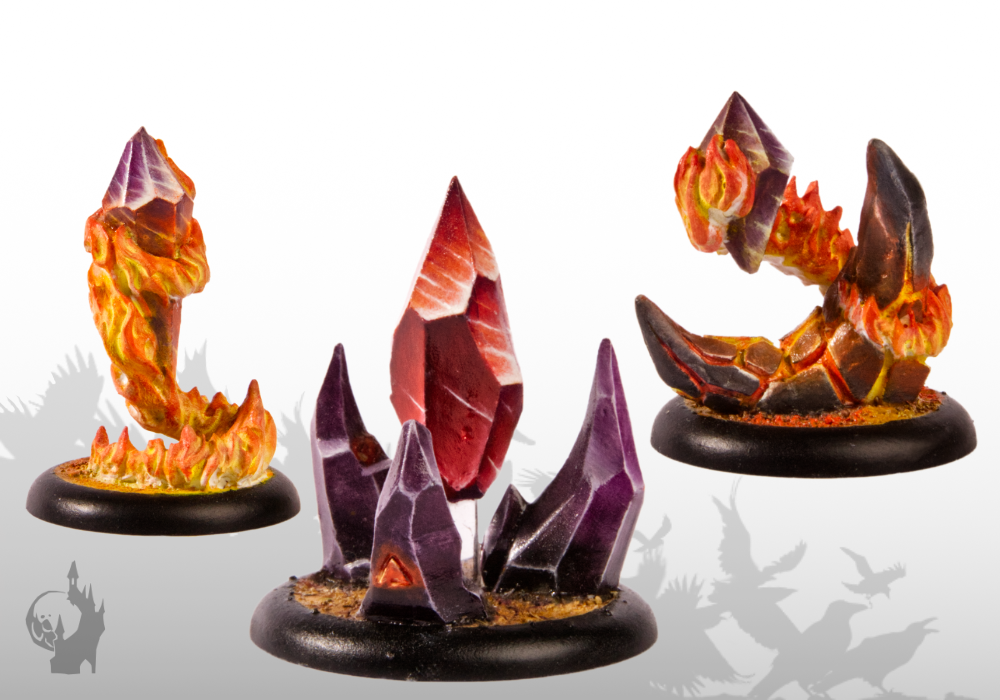 Manakristalle „Feuer“
