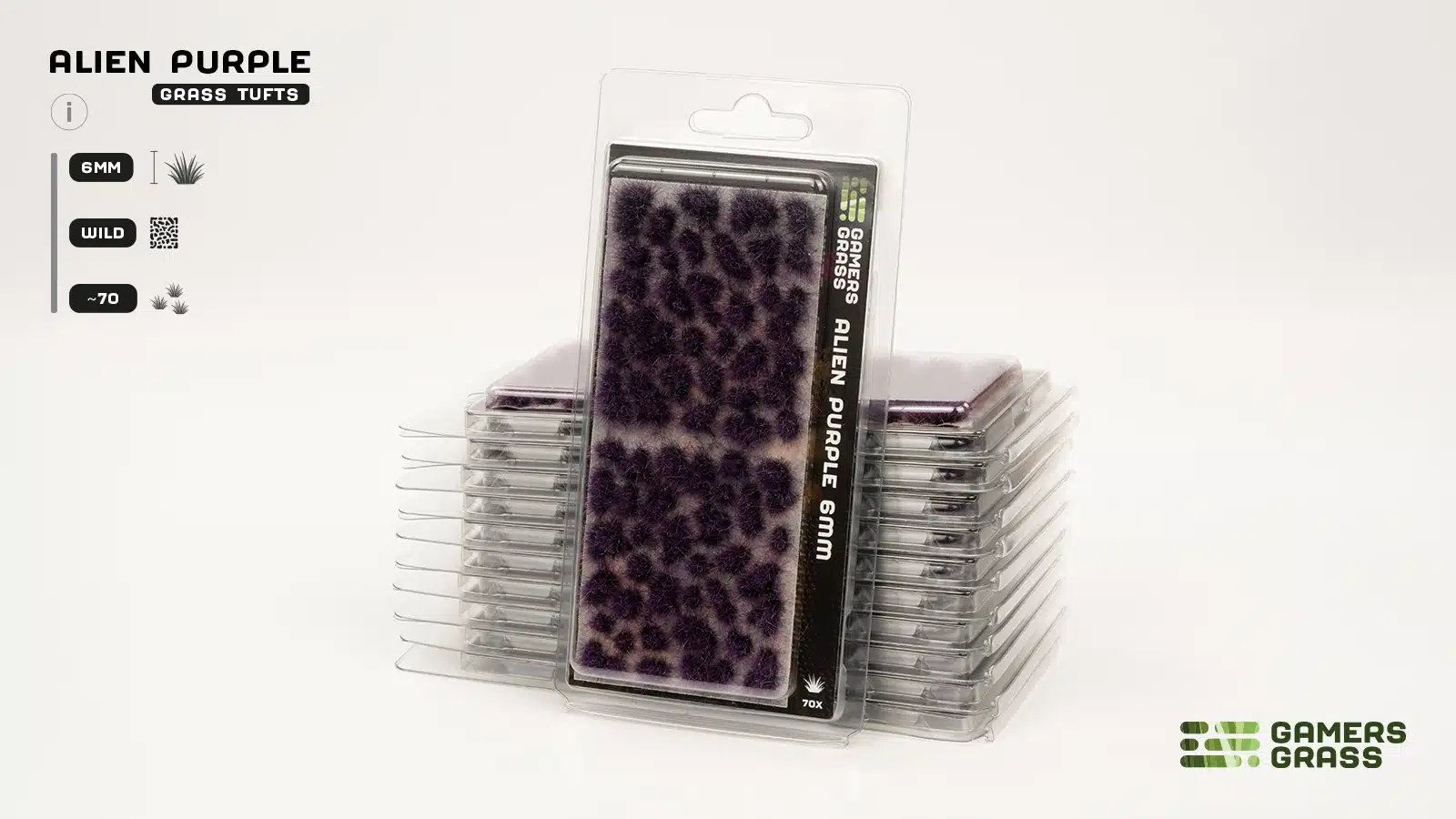 Alien Purple Tufts (6mm)