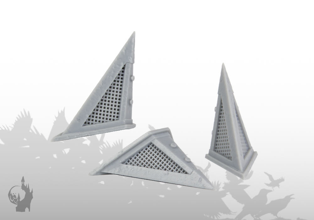 Pyramidenhelm und Langschwert (STL)