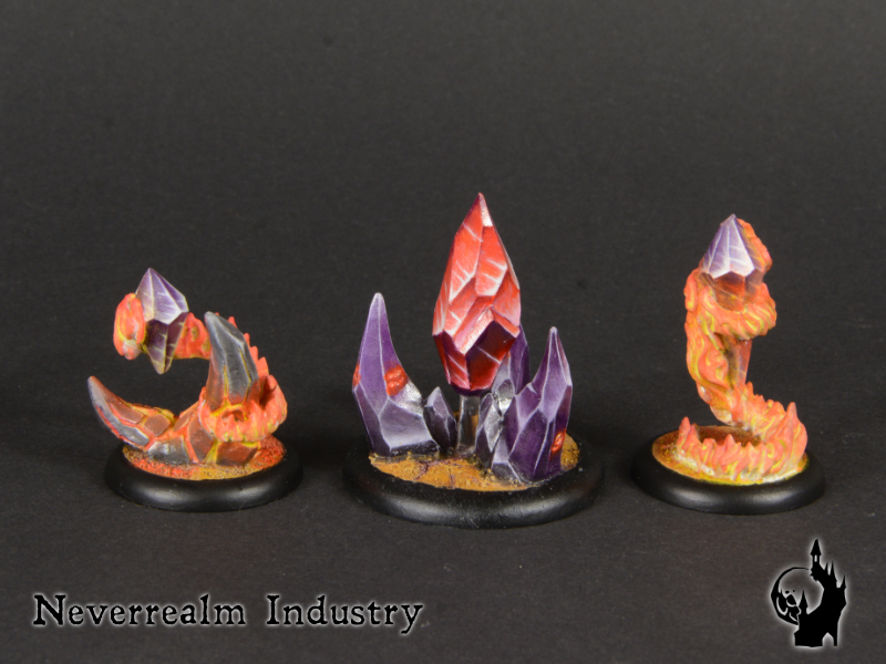 Manakristalle „Feuer“