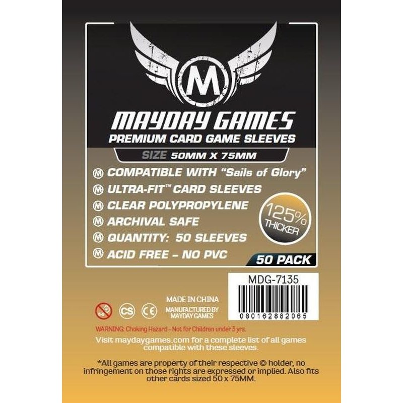 Premium Card Game Sleeves (50pcs) 50x75mm
