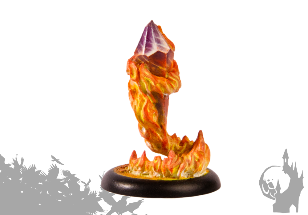 Manakristalle „Feuer“