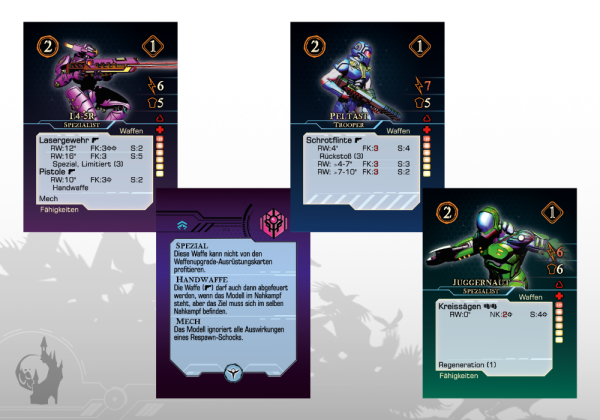 Deathmatch Profilkarten (Set 1)